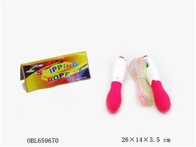 With new counter fine waist handles colorful rope skipping - OBL659670