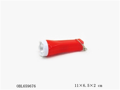 With key buckles solid color tube LED flashlight - OBL659676
