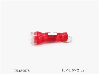 With key buckles transparent tube LED flashlight - OBL659678