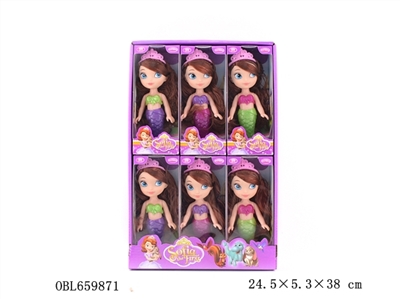 The display box 6 inch Disney lights Sophia mermaid princess - OBL659871