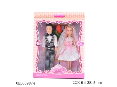 9 inches real live hand dress barbie dolls and the prince - OBL659874