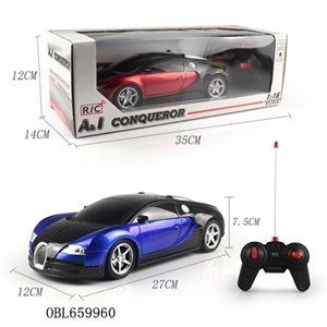 Four-way remote control car (bugatti) - OBL659960