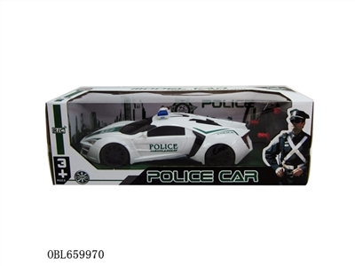 The police car four-way remote control car (Ken) - OBL659970