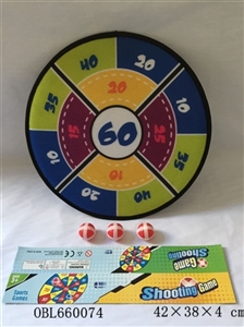 Safety cloth dart board - OBL660074