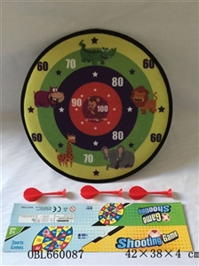 Safety cloth dart board - OBL660087