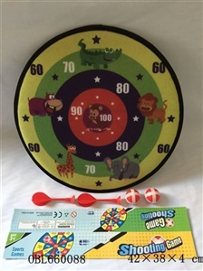 Safety cloth dart board - OBL660088