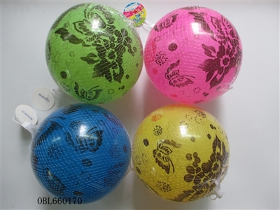 9 inches iris color printing ball - OBL660170