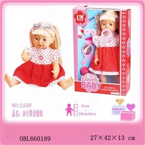 16 inch doll Glasses accessories shoes - OBL660189