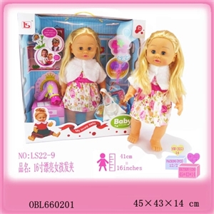 16 inch pretty girl (pin) - OBL660201