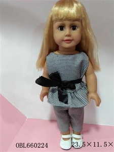 18 inch body evade glue girl wearing plover lining rubber boots - OBL660224