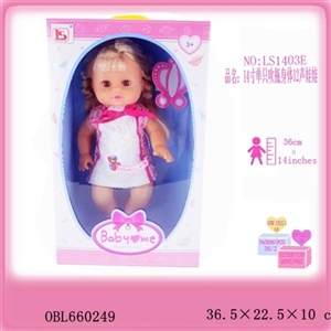 14寸吹瓶身体公仔       (带12声IC)（三粒AG13纽扣电池） - OBL660249