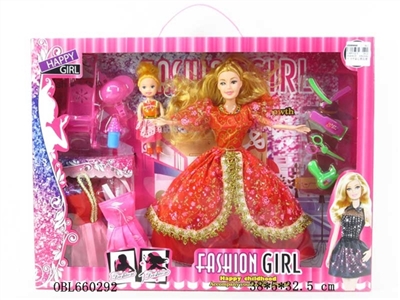 High quality big box 11.5 -inch barbie with accessories clothes - OBL660292
