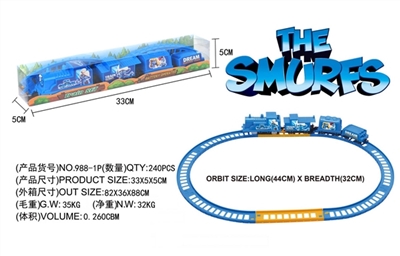 The Smurfs electric rail cars - OBL660716
