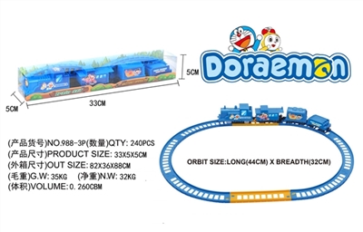 Doraemon electric rail cars - OBL660718
