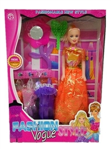 11.5 empty handed beautiful girl with conventional fitting clothes - OBL660767