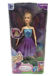 11.5 inch solid body joints Disney butterfly barbie feet with lights - OBL660776
