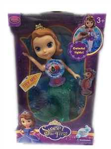 12 inches of solid body with light music Disney Sophia mermaid - OBL660778