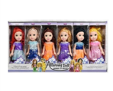 10 inch empty handed Disney dolls six assortments - OBL660781
