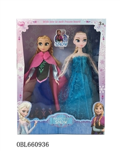 11.5 inches of solid ice princess - OBL660936