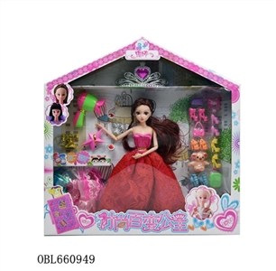 12 joint fashion changed the princess solid barbie gift box - OBL660949