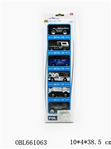 1:6 4 police car alloy suit (6) - OBL661063