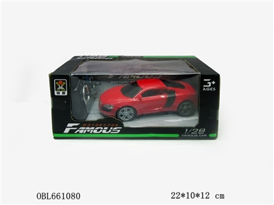 Remote control car audi r8 simulation - OBL661080