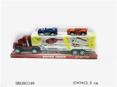 Inertial tow head of the police car (with music, with light) dragged two aircraft, two cars - OBL661149