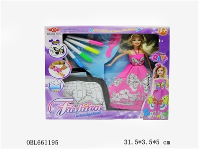 DIY can be painted a barbie - OBL661195