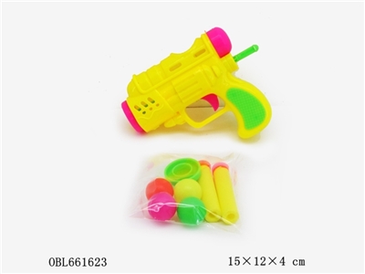 Solid color with four goals in two grain of soft play ping-pong gun - OBL661623