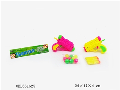 Solid color table tennis gun with soft play ball - OBL661625
