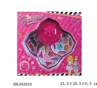 Turn cover flower-like three layers of cosmetics - OBL662010