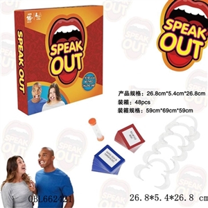 Hot style 2016 speak American toy speak out game braces toy game - OBL662421
