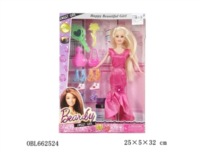 High quality fashion 11.5 -inch barbie with accessories clothes - OBL662524