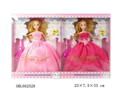 High quality wedding dress 12 inch solid body joints barbie two mixed - OBL662528