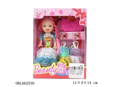 Three inches of solid body kelly princess with clothing accessories - OBL662530