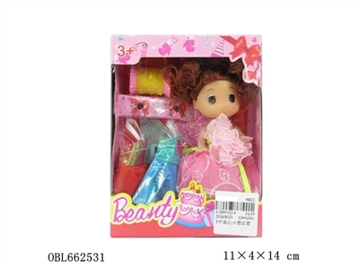 Three inches real princess body is confused with clothing accessories - OBL662531