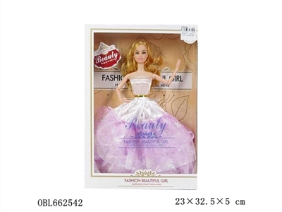 High quality wedding dress 12 joint real barbie - OBL662542
