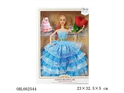 High quality 11.5 -inch real princess wedding dress - OBL662544