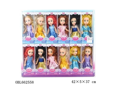 12 only six inches empty handed barbie assortments - OBL662558