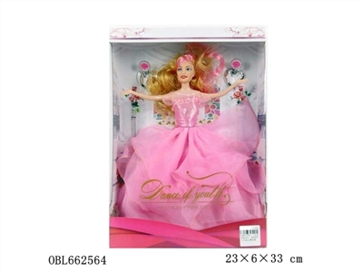 High quality 11.5 -inch real princess wedding dress - OBL662564