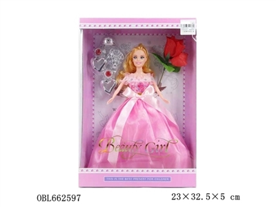 High quality 11.5 -inch real princess wedding dress - OBL662597