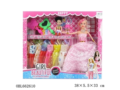 High gear box with 11.5 inch solid body dress barbie clothes accessories - OBL662610