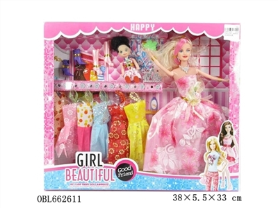 High gear box with 11.5 inch solid body dress barbie clothes accessories - OBL662611
