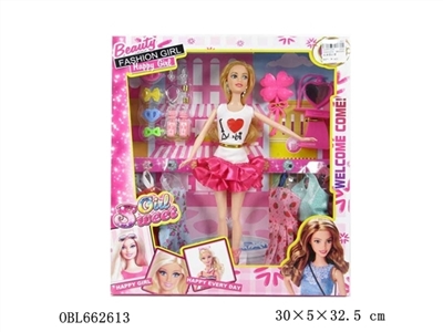 High gear box with 11.5 inch solid body fashion barbie clothes accessories - OBL662613