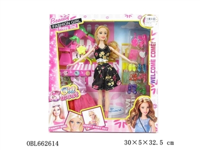 High gear box with 11.5 inch solid body fashion barbie clothes accessories - OBL662614