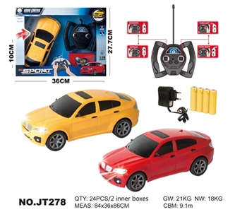 Remote control car 1:18 steering cross lights - OBL662646