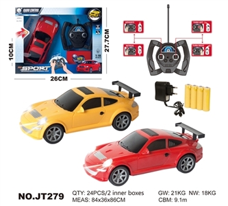 Remote control car 1:18 steering cross lights - OBL662647