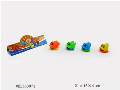 Solid color bell back in cartoon fish - OBL663071