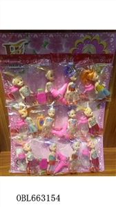 3 inch barbie accessories hanging plate - OBL663154