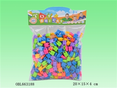 子弹头积木500PCS       (英文包装） - OBL663188
